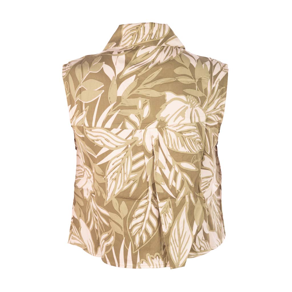 TOP DONNA GAUDI' CON COLLO A CAMICIA - COL. SALICE