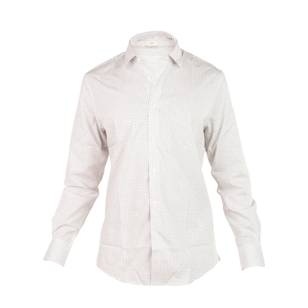 CAMICIA UOMO LIU JO CON STAMPA CHECK - COL. BIANCO