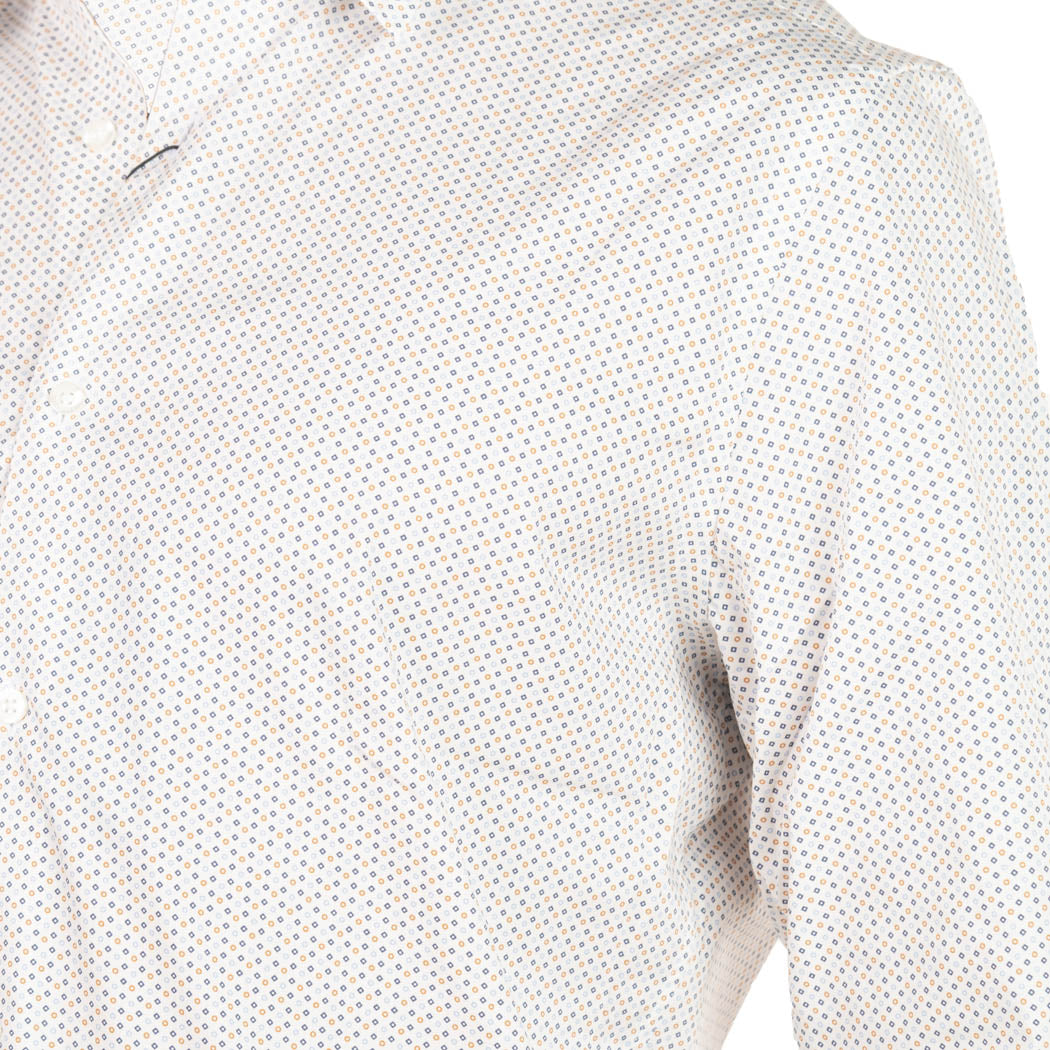 CAMICIA UOMO LIU JO CON STAMPA CHECK - COL. BIANCO