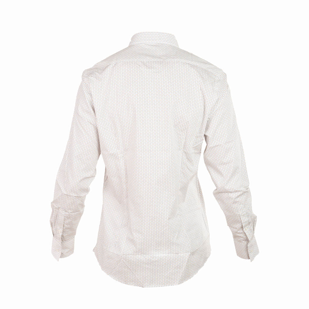 CAMICIA UOMO LIU JO CON STAMPA CHECK - COL. BIANCO