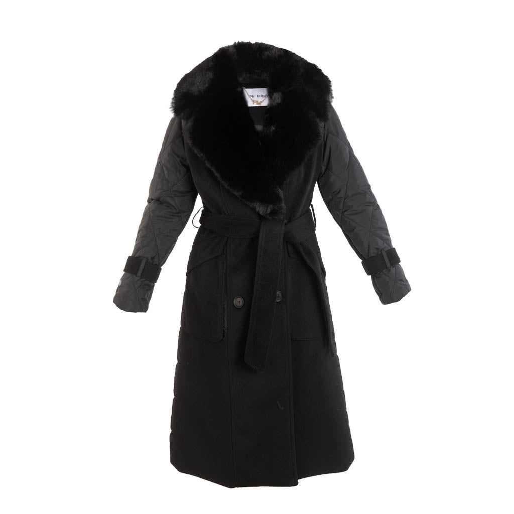 CAPPOTTO LUNGO DONNA ARTIGLI DOPPIOPETTO - Colori disponibili: 2