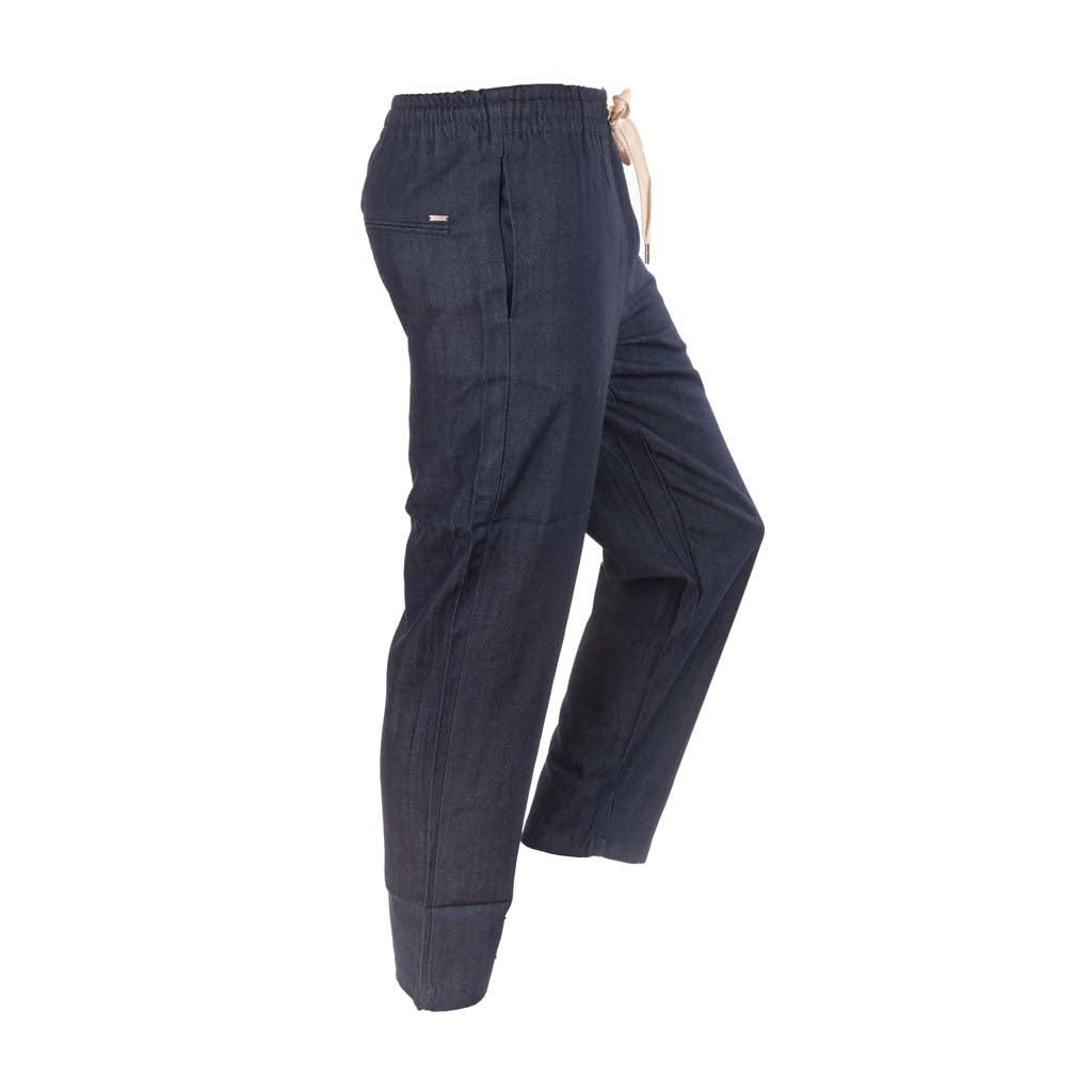 PANTALACCIO UOMO GIANNI LUPO IN LYOCELL - COL. BLU SCURO