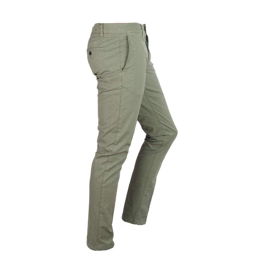 PANTALONI ANTONY MORATO SKINNY FIT MOD. "BRYAN" IN MISTO COTONE CON PATTERN - COL. VERDE AGAVE