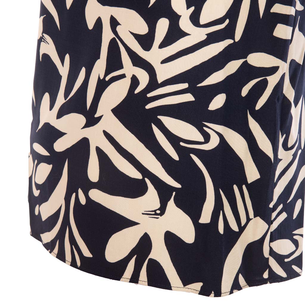 TOP ARTIGLI CON FANTASIA - COL. AVORIO / BLU