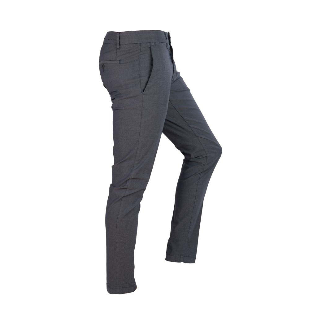 PANTALONI ANTONY MORATO SKINNY FIT MOD. "BRYAN" IN MISTO COTONE CON MICRO PATTERN - COL. BLU MARINE