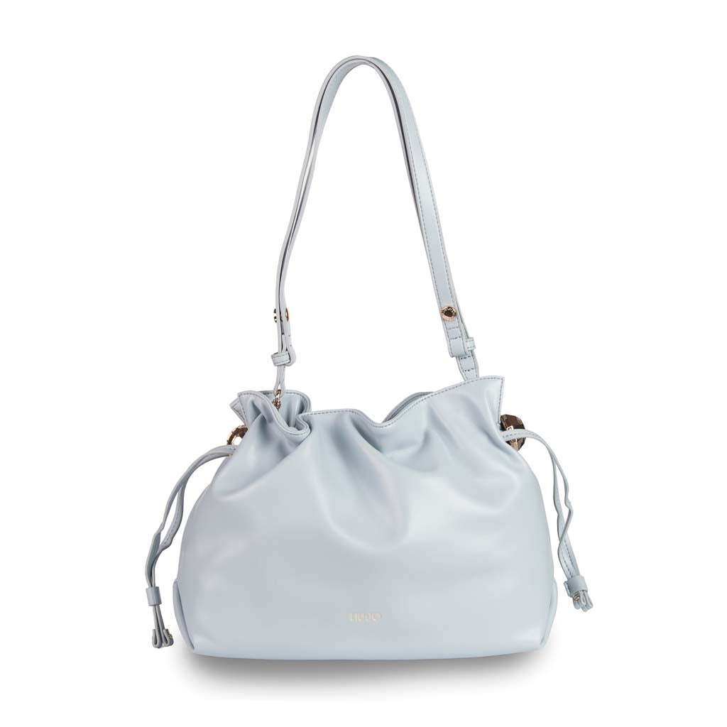 BORSA A SPALLA DONNA LIU JO MOD. "RICCY" MEDIA - COL. DUSTY BLUE