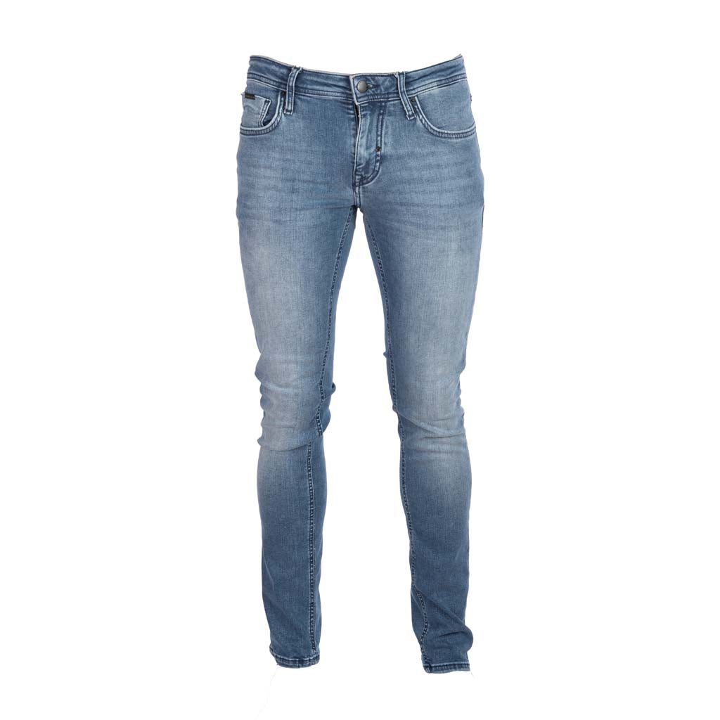 JEANS ANTONY MORATO MOD. TAPERED FIT "OZZY" IN DENIM ELASTICIZZATO - BLU DENIM