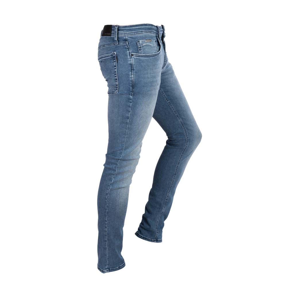 JEANS ANTONY MORATO MOD. TAPERED FIT "OZZY" IN DENIM ELASTICIZZATO - BLU DENIM