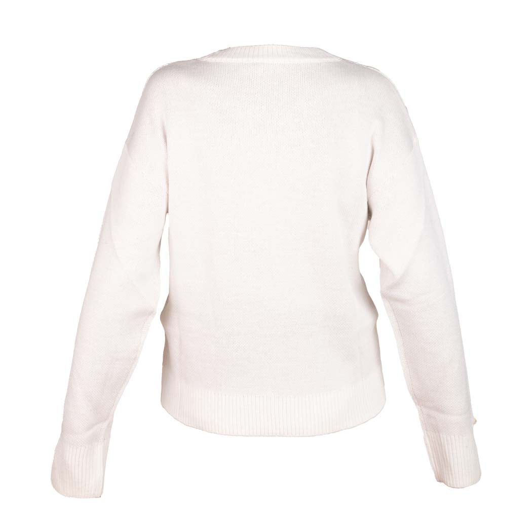 MAGLIA DONNA LIU JO IN MISTO LANA JACQUARD - Colori disponibili: 2