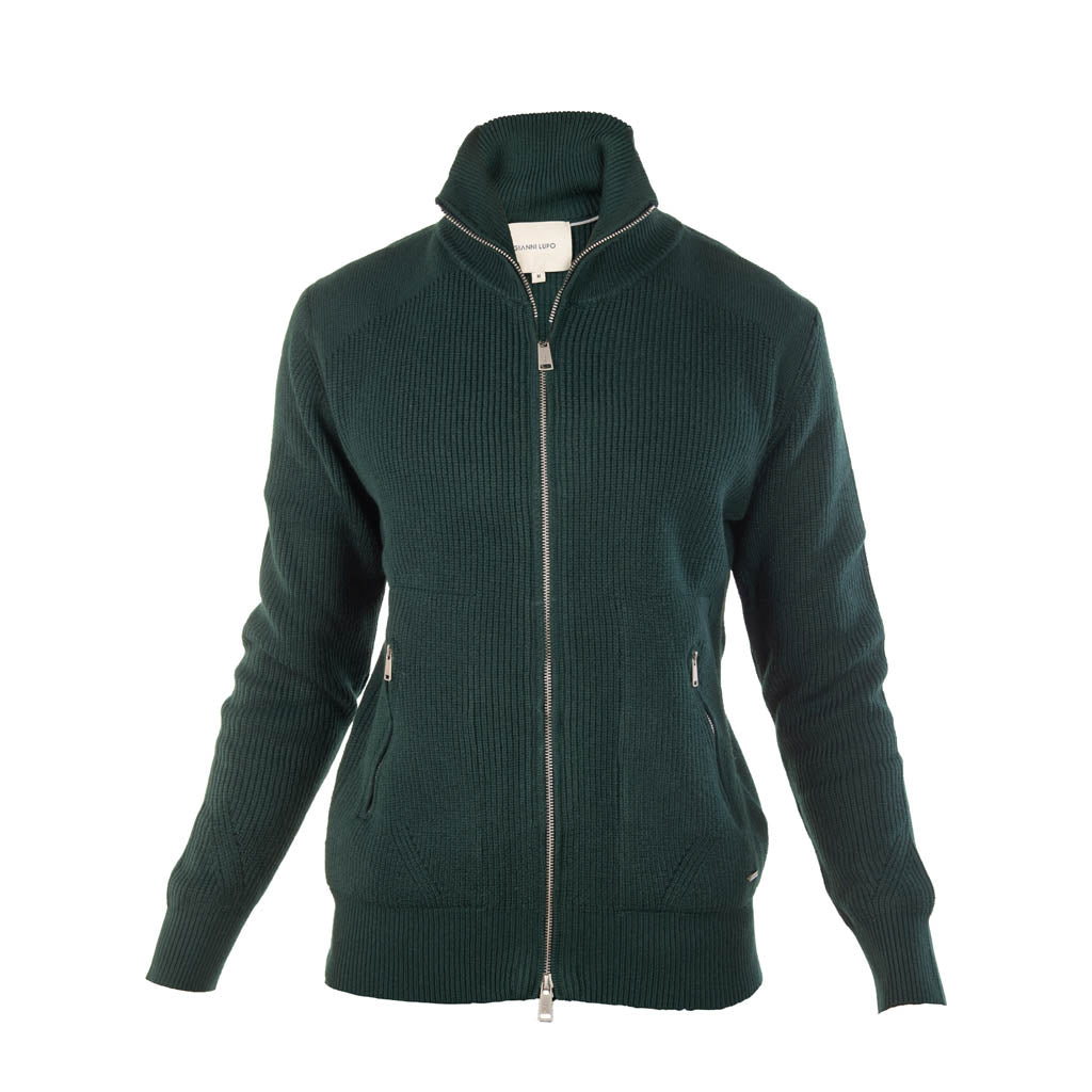 CARDIGAN UOMO GIANNI LUPO IN MAGLIA CON ZIP - Colori disponibili: 2