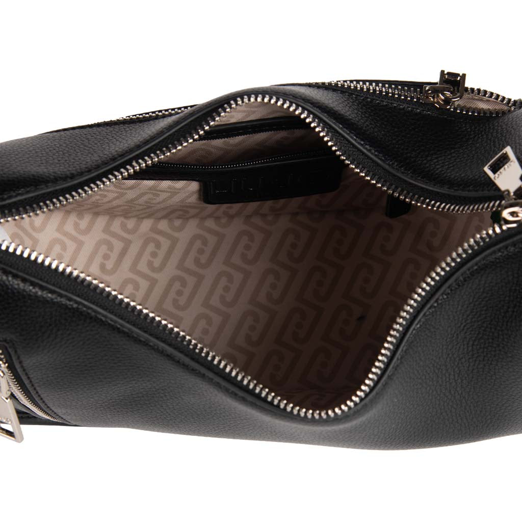 BORSA A TRACOLLA GRANDE DONNA LIU JO IN ECOPELLE - COL. NERO