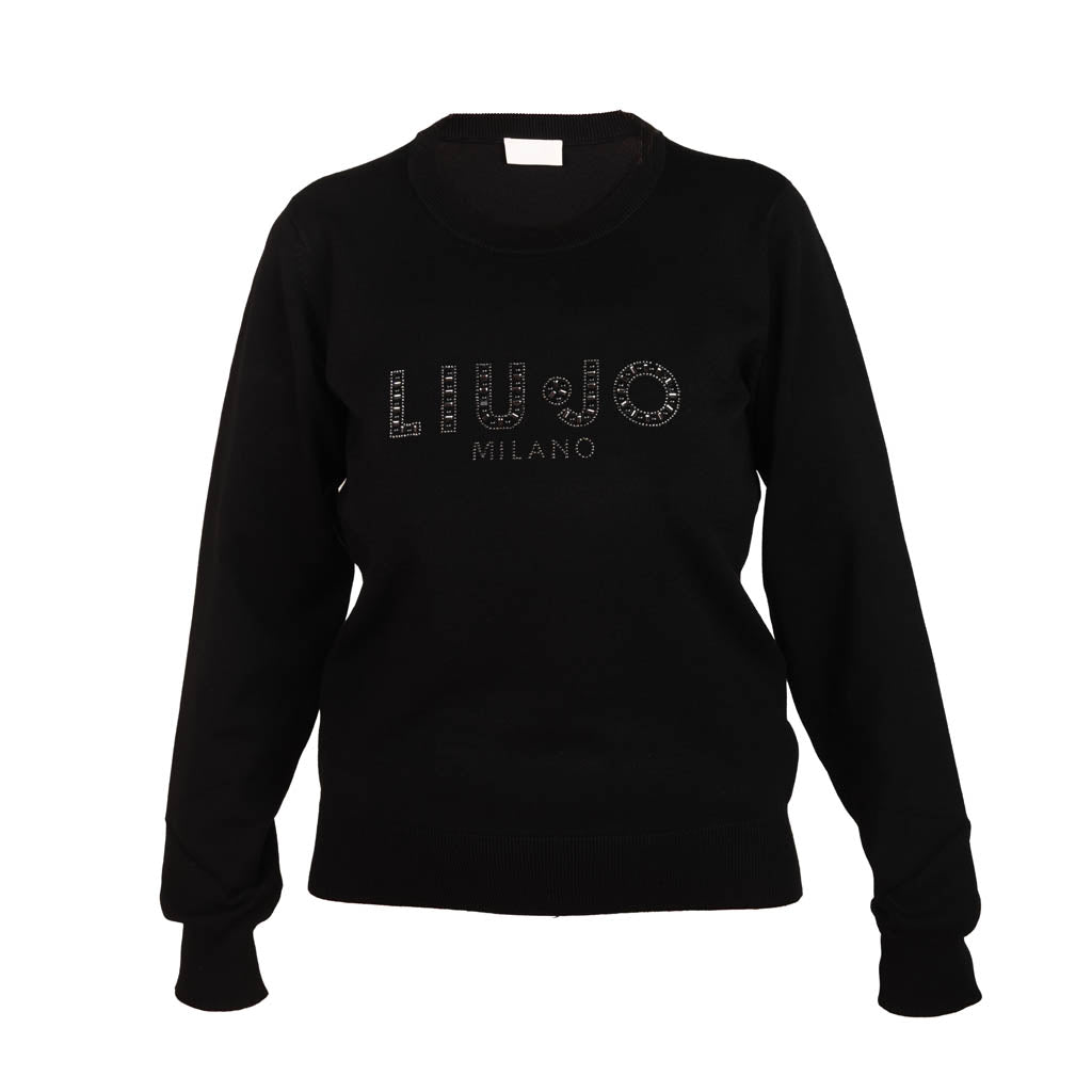 MAGLIA LIU JO BETTER CON LOGO FRONTALE - Colori disponibili: 2