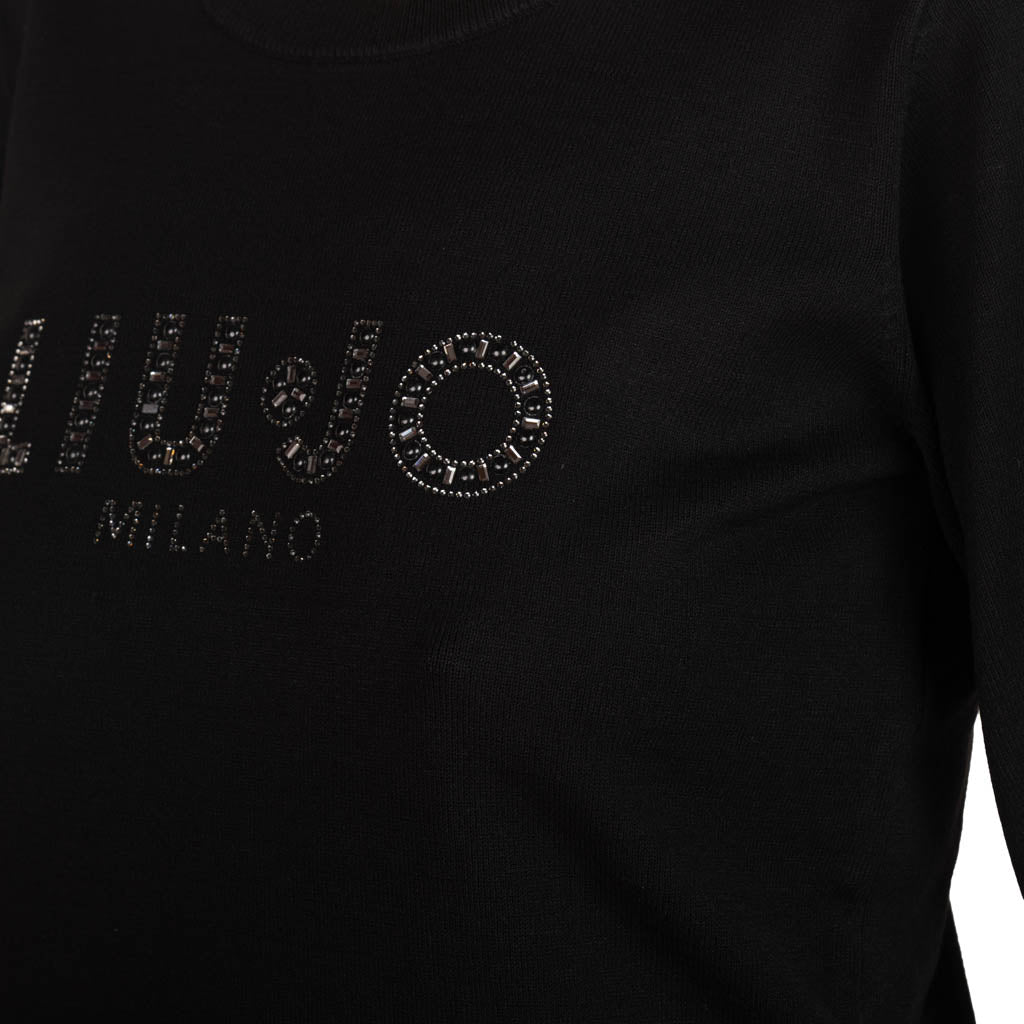 MAGLIA LIU JO BETTER CON LOGO FRONTALE - Colori disponibili: 2