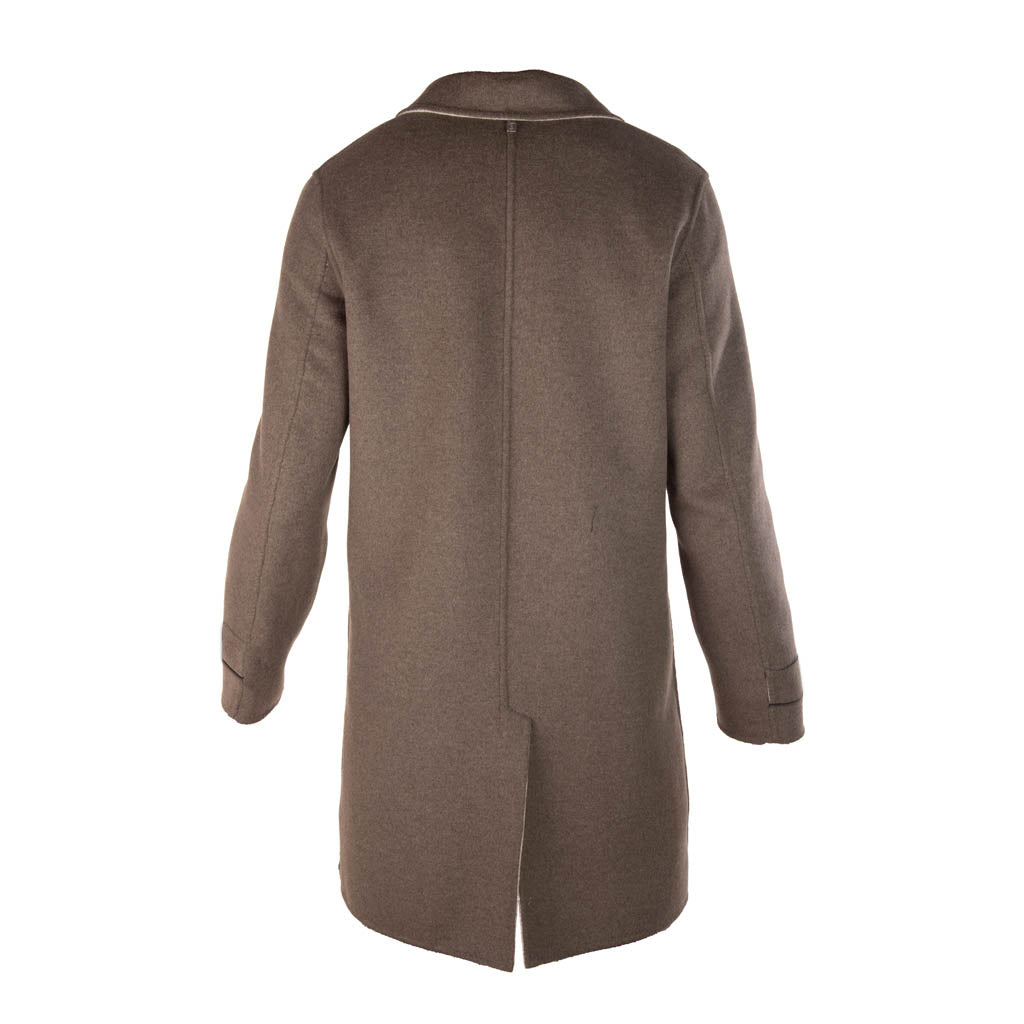 CAPPOTTO UOMO LIU JO REVERSIBILE IN LANA - COL. BIANCO / MARRONE