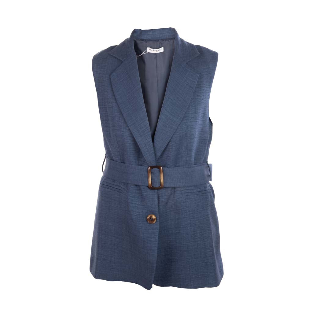 GILET DONNA ARTIGLI CON CINTURA E BOTTONI - Colori disponibili: 2