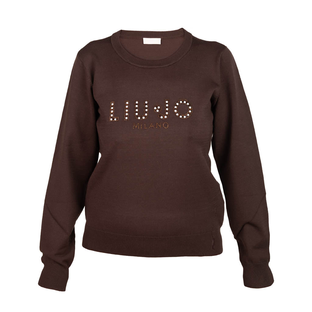 MAGLIA LIU JO BETTER CON LOGO FRONTALE - Colori disponibili: 2