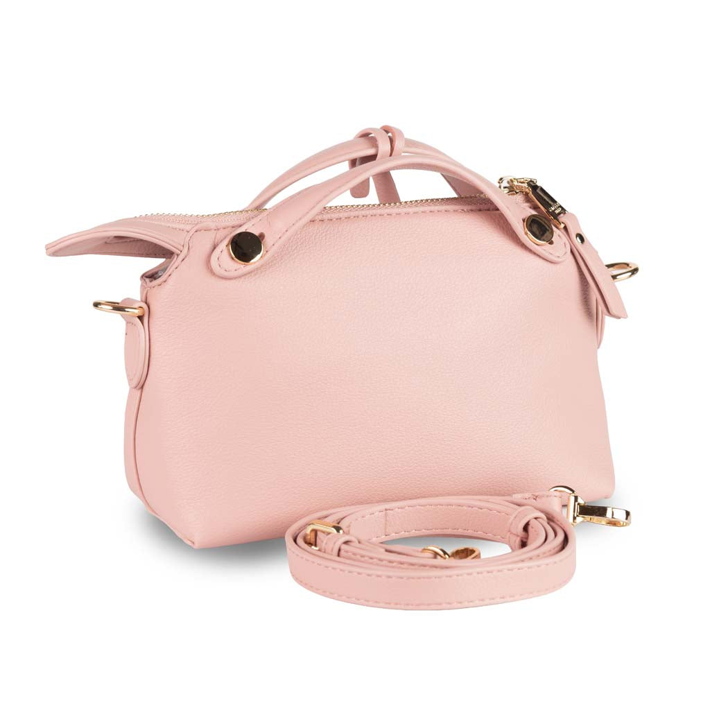 BORSETTA DONNA GAELLE IN ECOPELLE CON MANICI E TRACOLLA - COL. ROSA