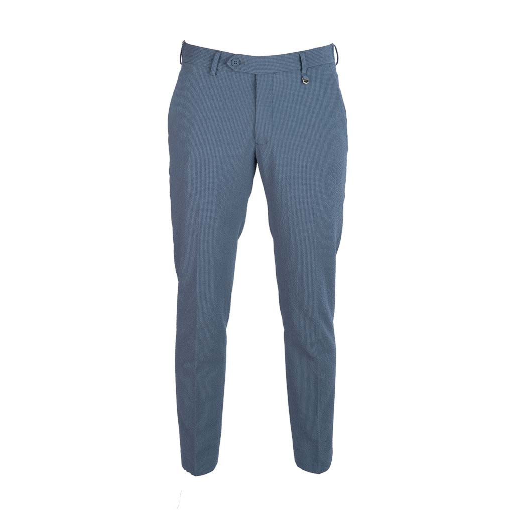 PANTALONI ANTONY MORATO SLIM FIT MOD. "RAD" IN TESSUTO TECNICO - COL. BLU CHINA