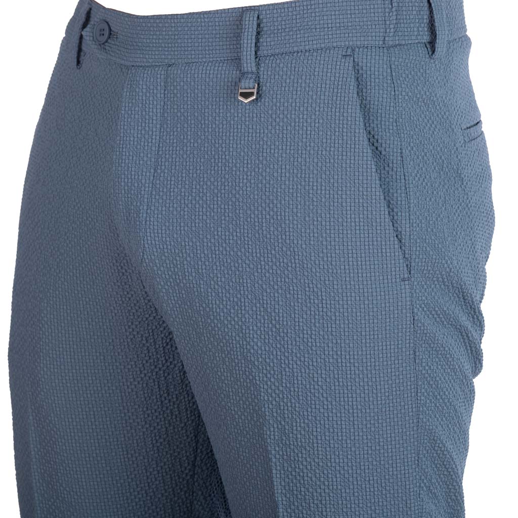 PANTALONI ANTONY MORATO SLIM FIT MOD. "RAD" IN TESSUTO TECNICO - COL. BLU CHINA
