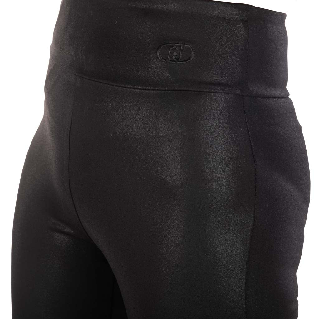PANTALONE DONNA LIU JO IN LYCRA CON SPACCHETTI - COL. NERO
