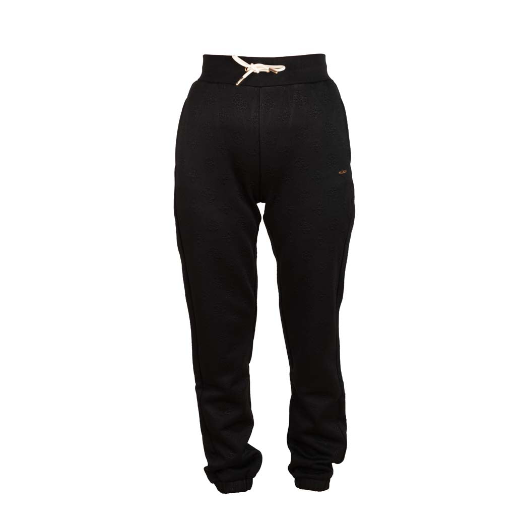 JOGGERS DONNA GUESS CON LOGO ALL OVER - COL. NERO