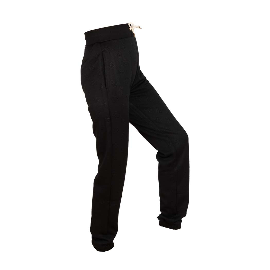 JOGGERS DONNA GUESS CON LOGO ALL OVER - COL. NERO
