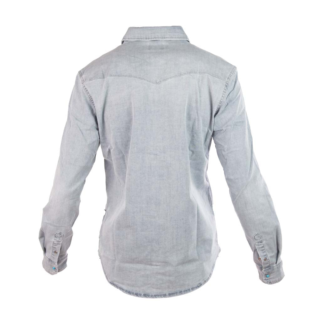 CAMICIA UOMO BERNA IN DENIM CON TASCHE - COL. BLU DENIM