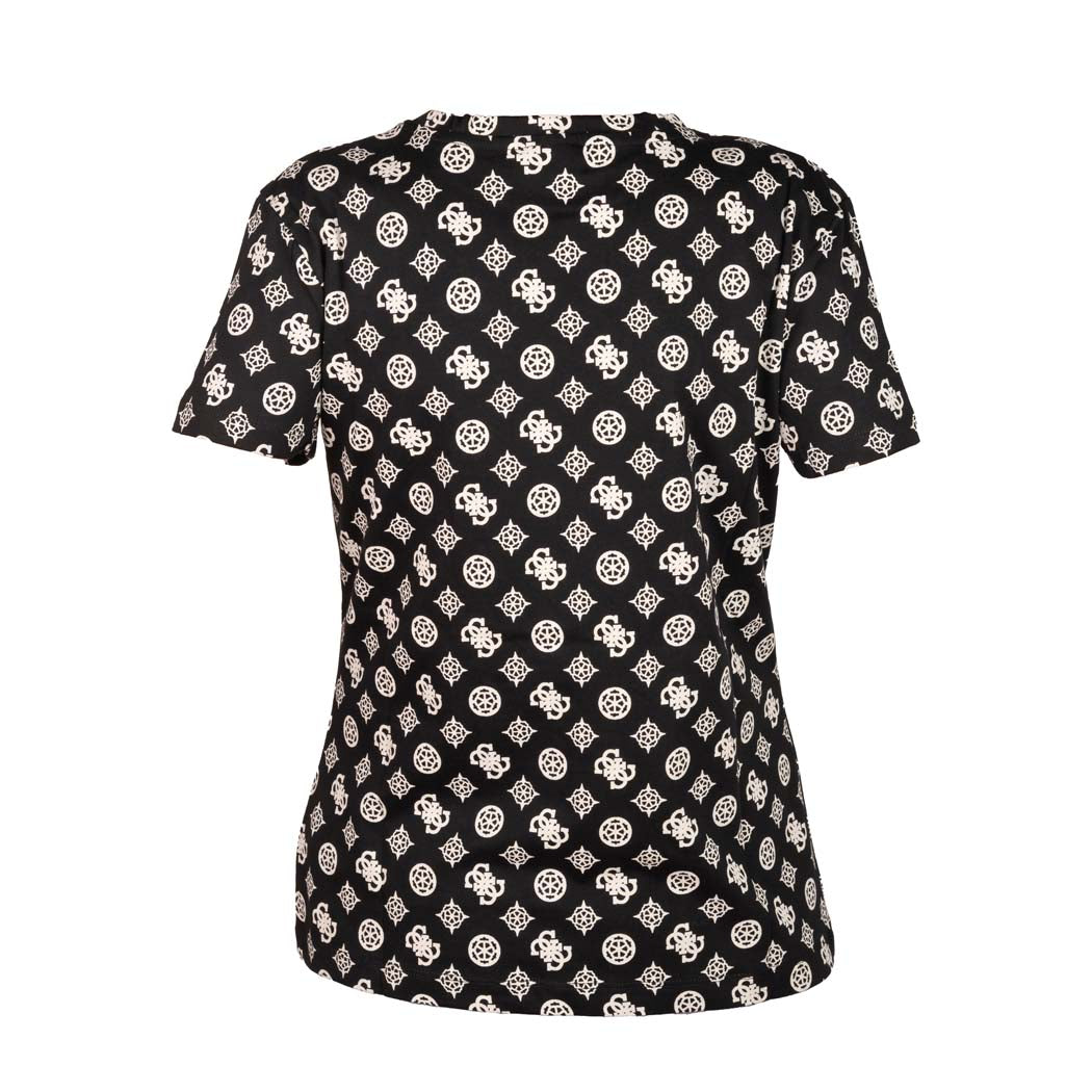 T-SHIRT DONNA GUESS CON LOGO ALL OVER - Colori disponibili: 2