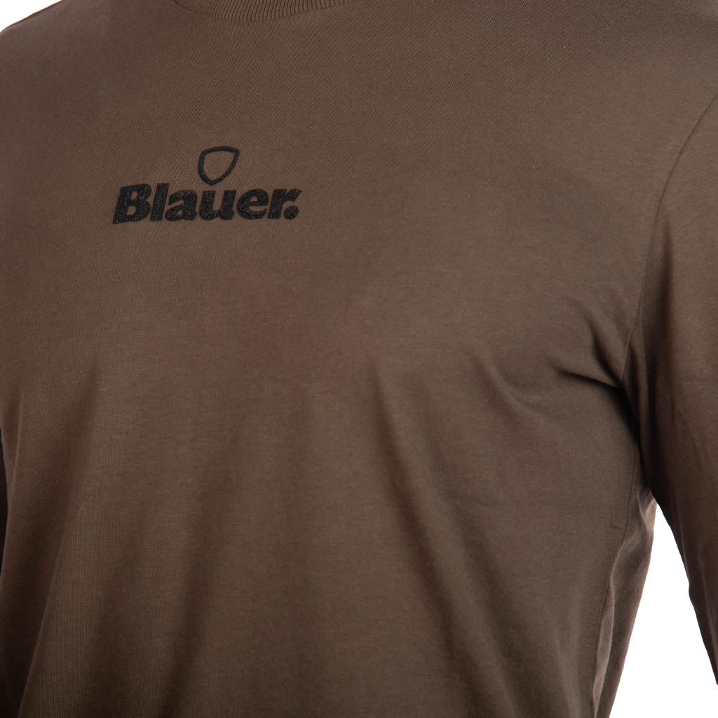 MAGLIA UOMO BLAUER GIROCOLLO CON LOGO - Colori disponibili: 3