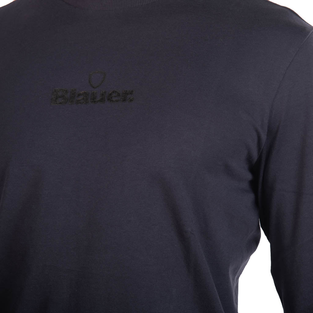 MAGLIA UOMO BLAUER GIROCOLLO CON LOGO - Colori disponibili: 3