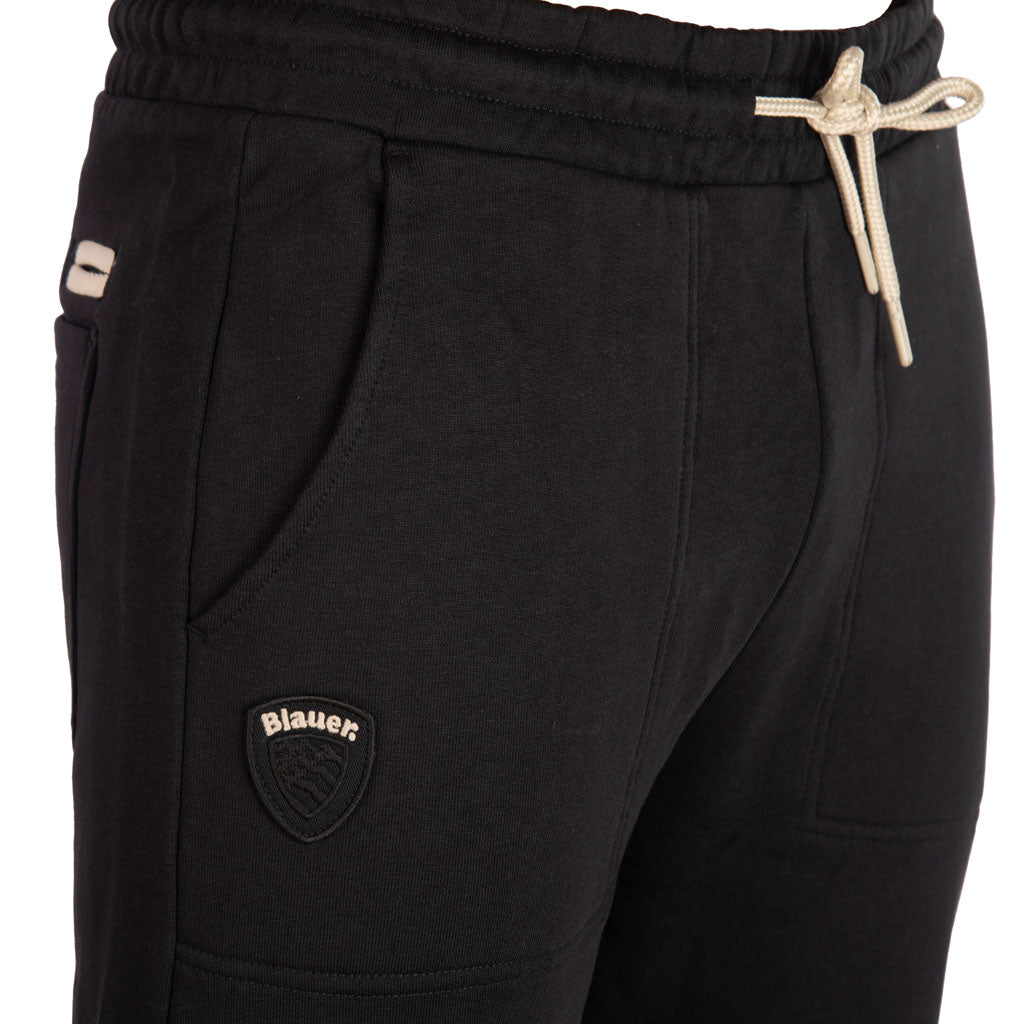 PANTALONE UOMO BLAUER IN FELPA - COL. NERO
