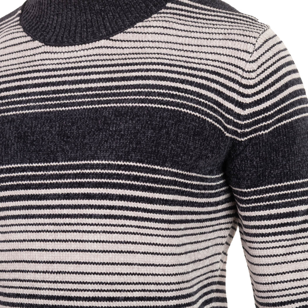 MAGLIA UOMO LIU JO IN CINIGLIA A RIGHE - Colori disponibili: 2