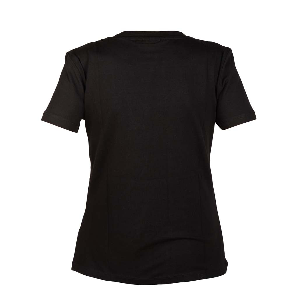 T-SHIRT DONNA GUESS IN MISTO COTONE STRETCH CON LOGO - Colori disponibili: 2