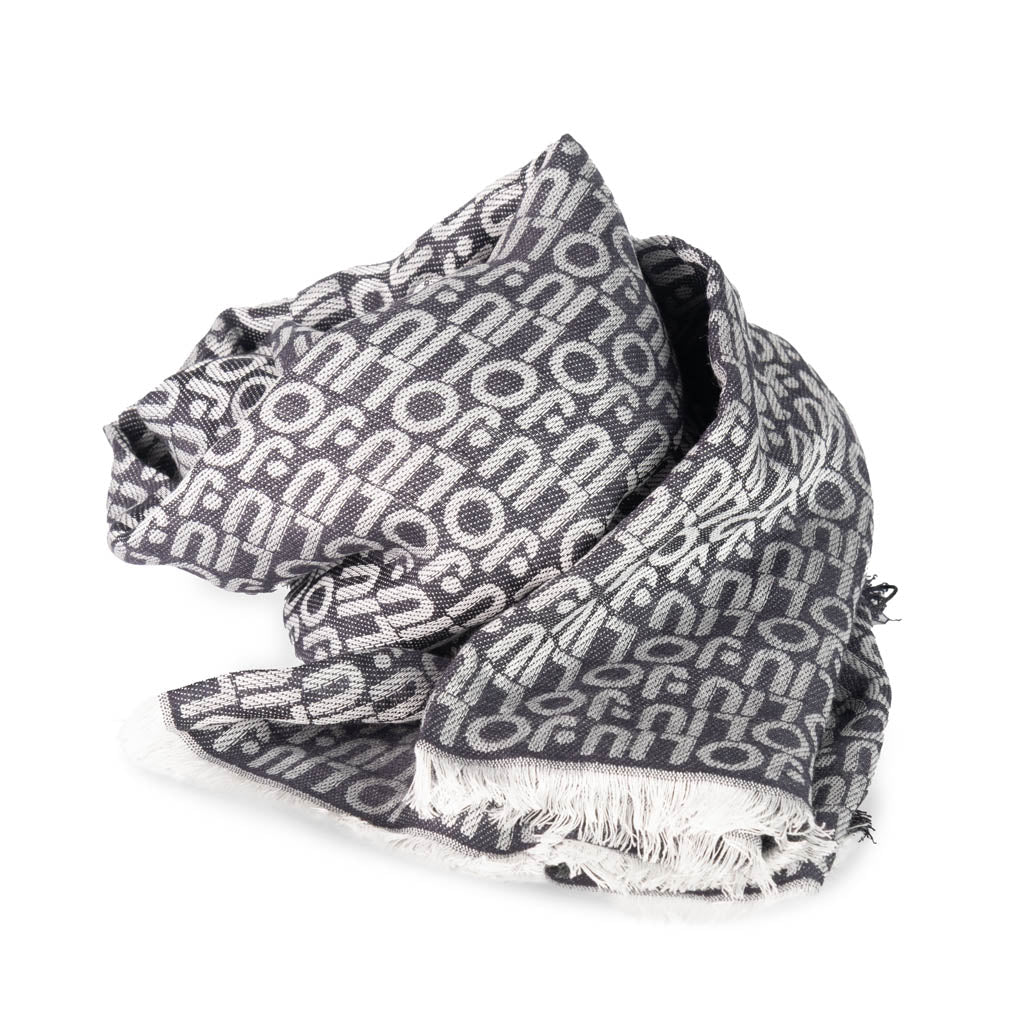 SCIARPA UOMO LIU JO CON LOGO ALL OVER - Colori disponibili: 2