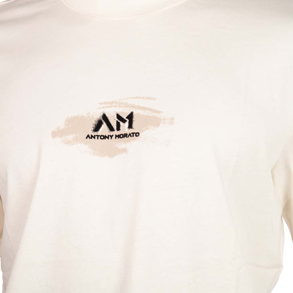 T-SHIRT ANTONY MORATO REGULAR FIT CON LOFO FRONTALE - COL. BEIGE