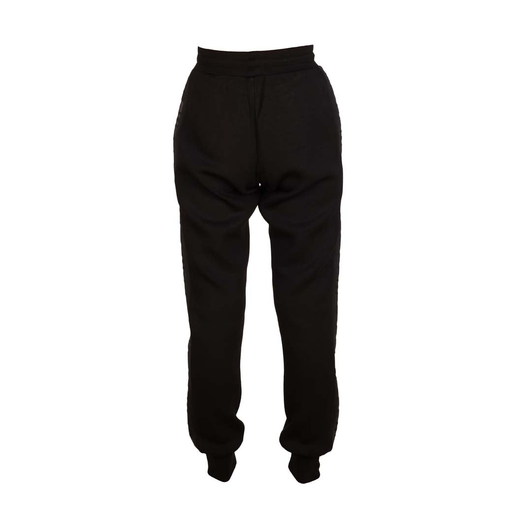 JOGGER DONNA GUESS CON BANDE LOGATE LATERALI - COL. NERO