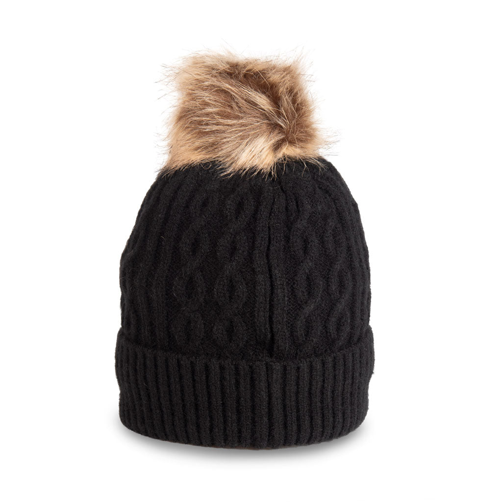 CAPPELLO DONNA LIU JO IN MAGLIA CON PONPON - Colori disponibili: 3