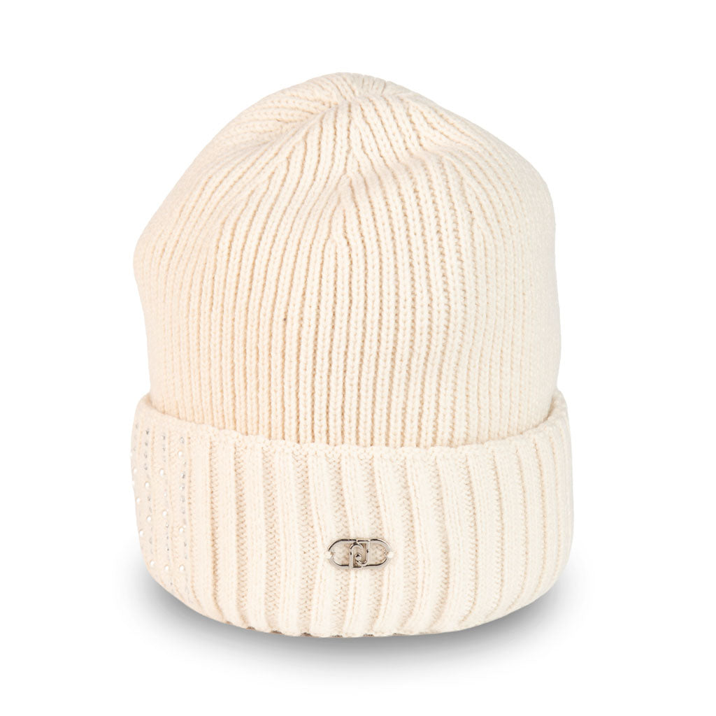 BERRETTO DONNA LIU JO CON STRASS E LOGO - Colori disponibili: 2