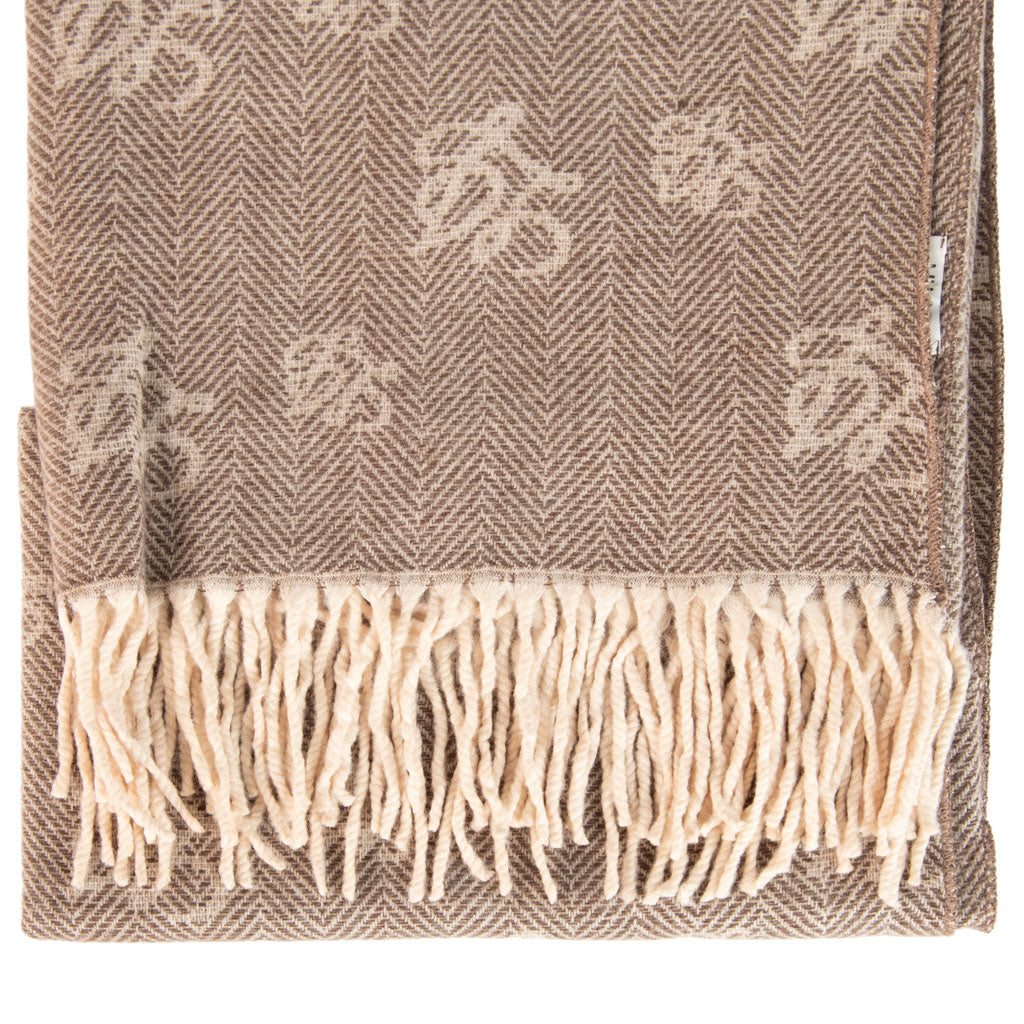 STOLA DONNA LIU JO CON LOGO JAQUARD E FRANGE - Colori disponibili: 2