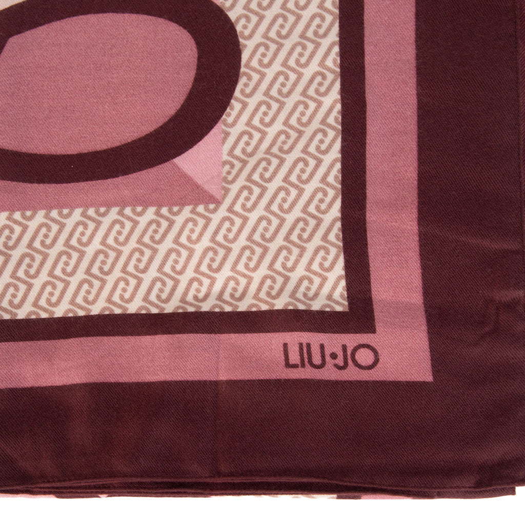 FOULARD DONNA LIU JO CON STAMPA LOGO ALL OVER - Colori disponibili: 3