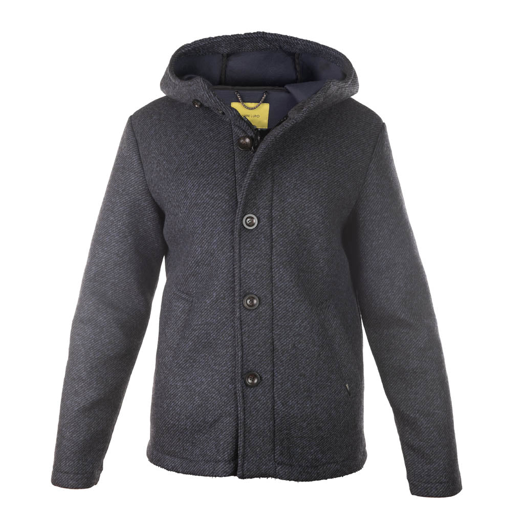 CAPPOTTO UOMO GIANNI LUPO IN PANNO - Colori disponibili: 2
