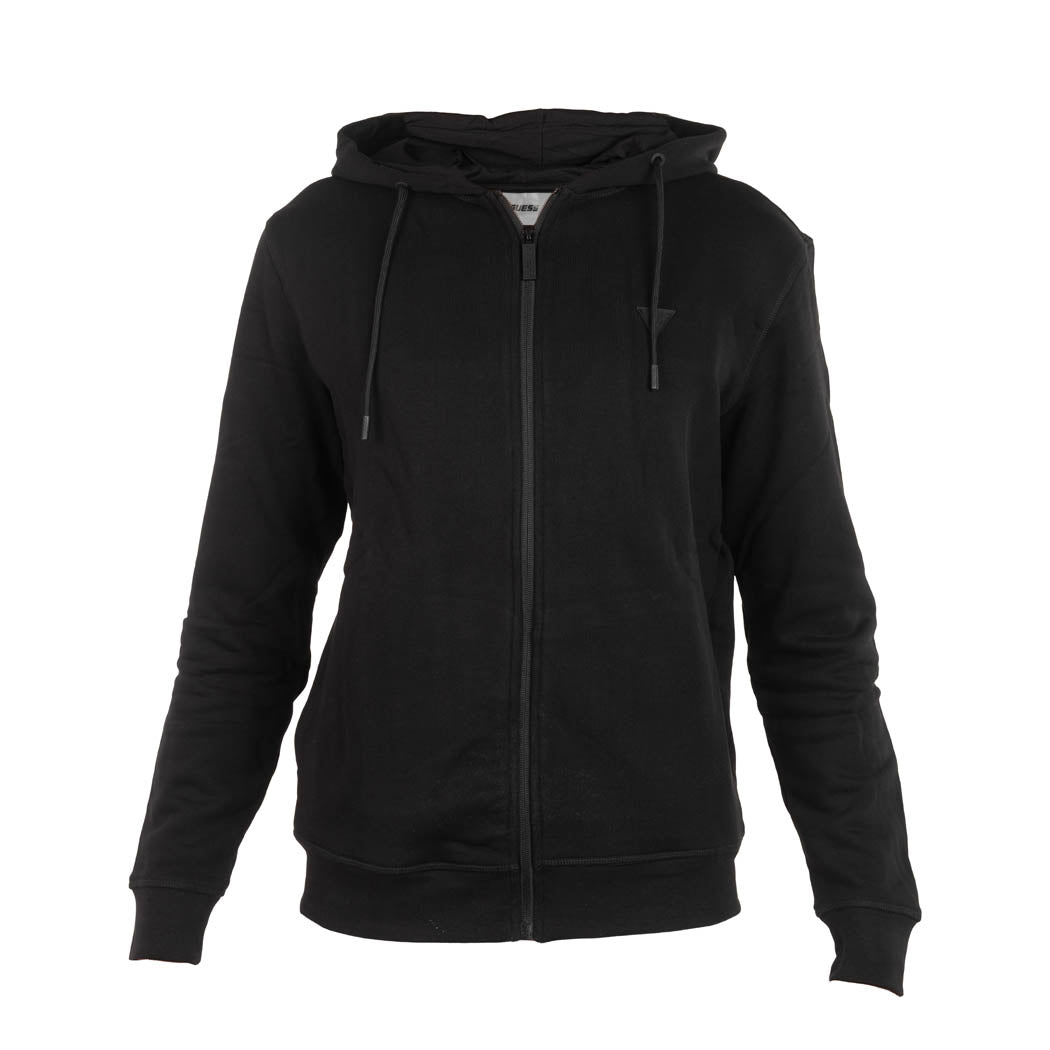 FELPA UOMO GUESS CON CAPPUCCIO - COL. NERO