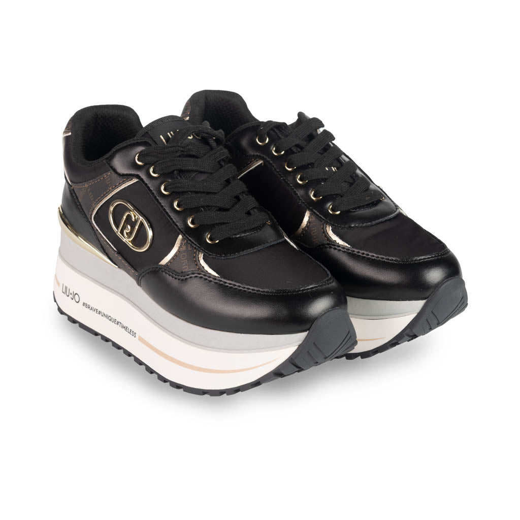 SNEAKERS DONNA LIU JO MAXI WONDER - COL. NERO