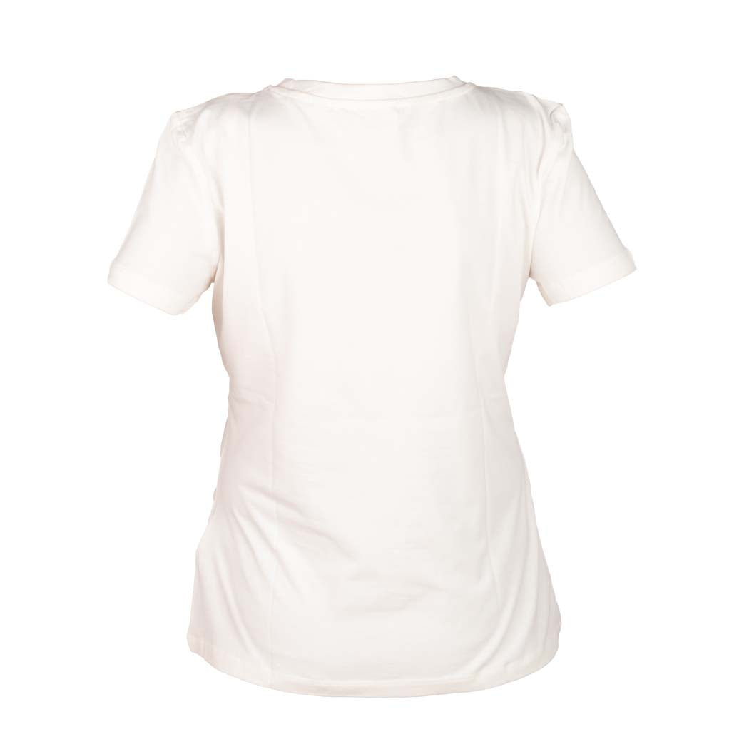 T-SHIRT DONNA GUESS IN MISTO COTONE STRETCH CON LOGO - Colori disponibili: 2