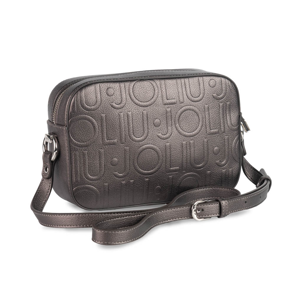 TRACOLLINA DONNA LIU JO IN ECOPELLE - COL. GRIGIO ANTRACITE