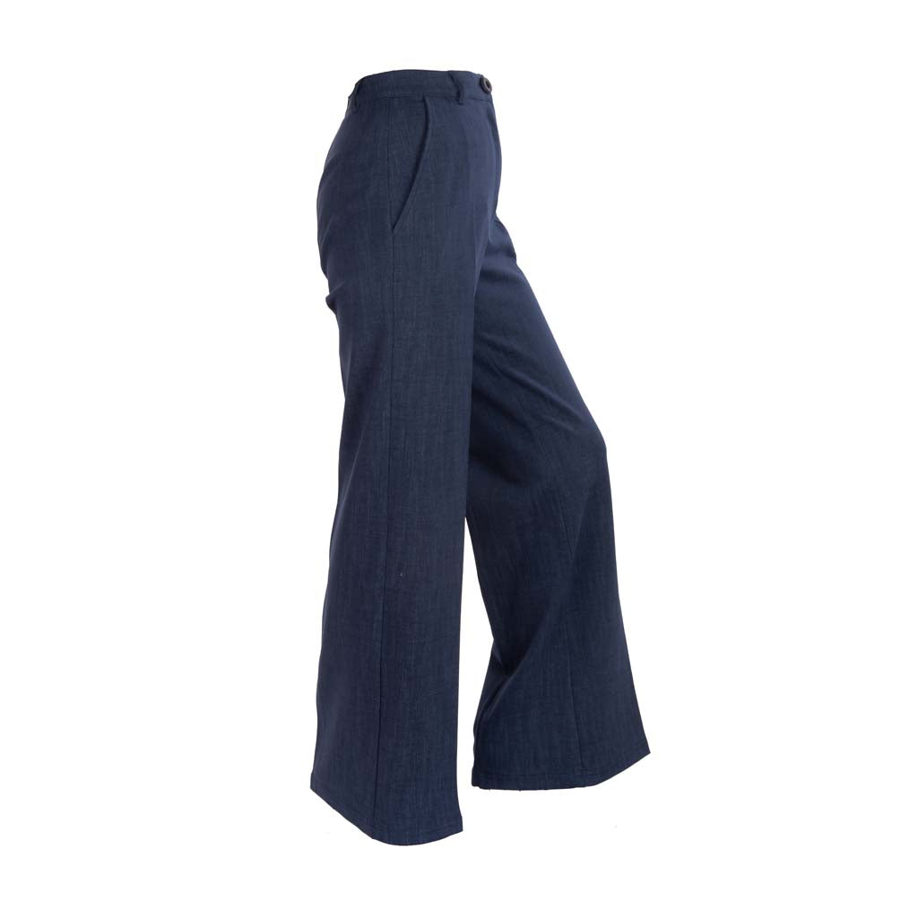 PANTALONE DONNA RINASCIMENTO IN MISTO VISCOSA - Colori disponibili: 2