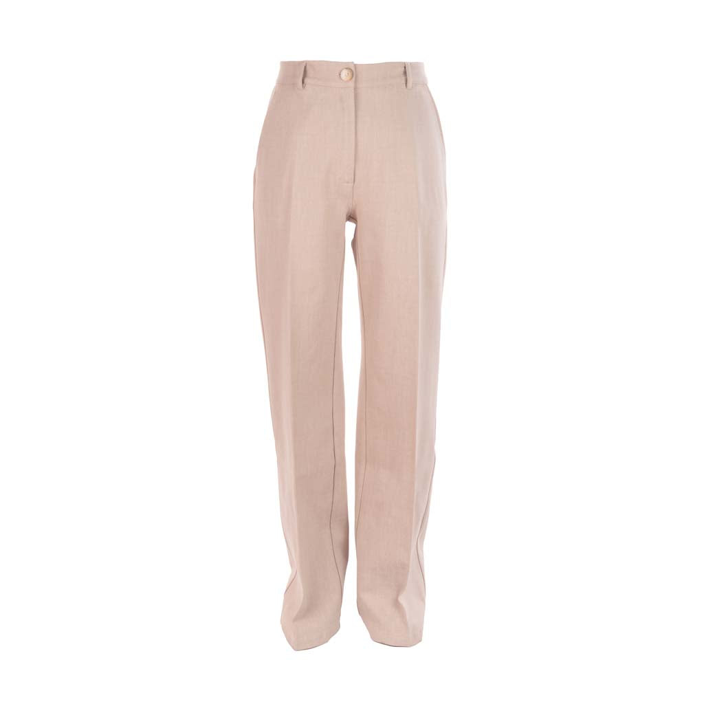 PANTALONE DONNA RINASCIMENTO IN MISTO VISCOSA - Colori disponibili: 2