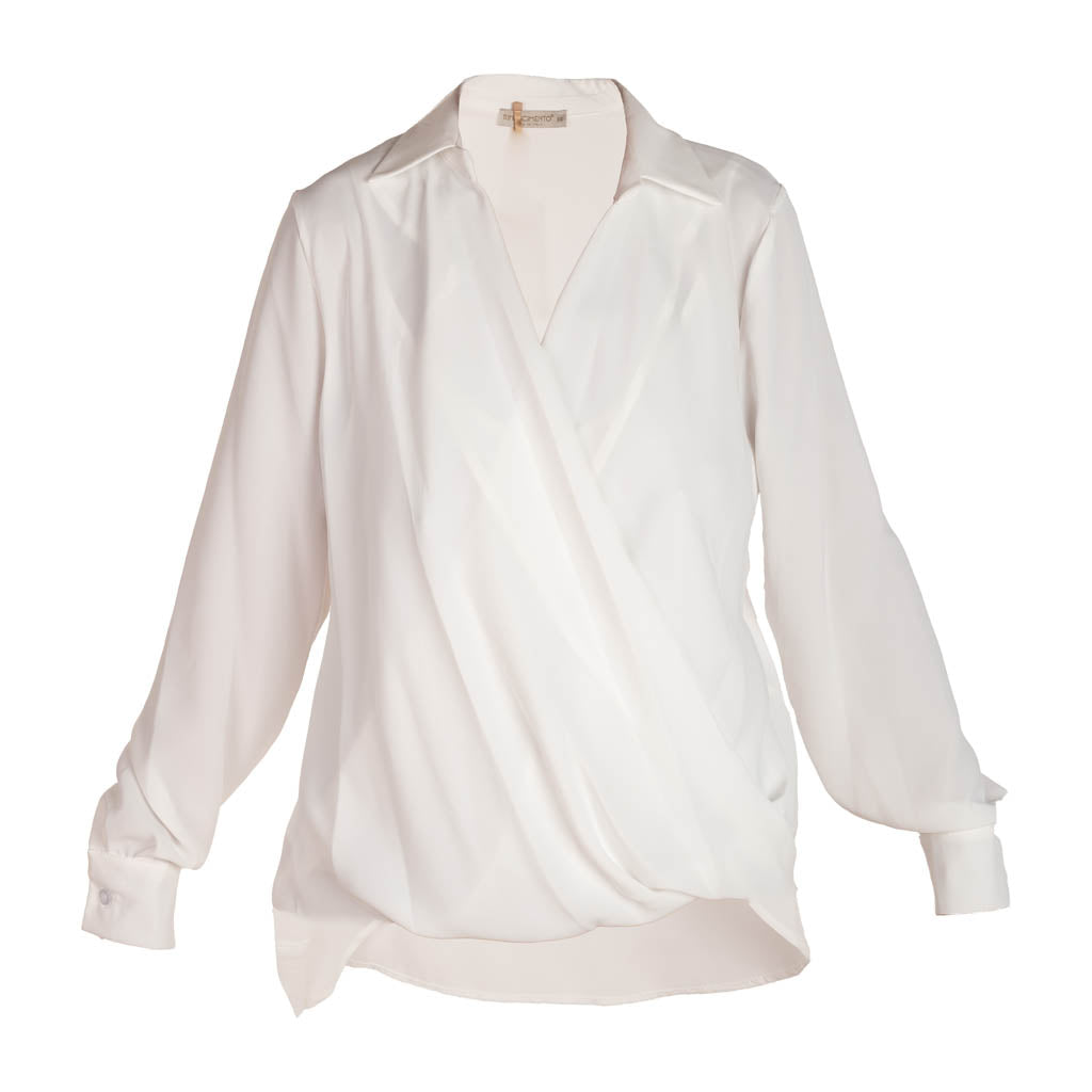 BLUSA INCROCIATA DONNA RINASCIMENTO CON CANOTTA - Colori disponibili: 3