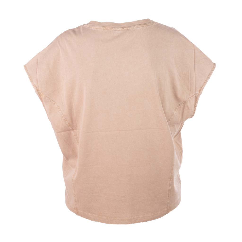 T-SHIRT DONNA LIU JO IN JERSEY DI COTONE CON STRASS - Colori disponibili: 2