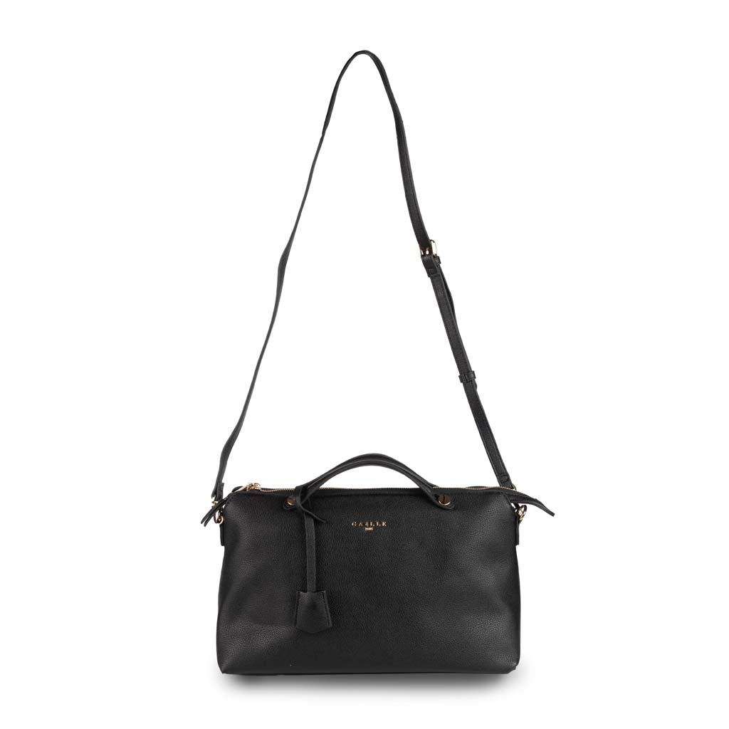 BORSA DONNA GAELLE IN ECOPELLE CON MANICI - COL. NERO